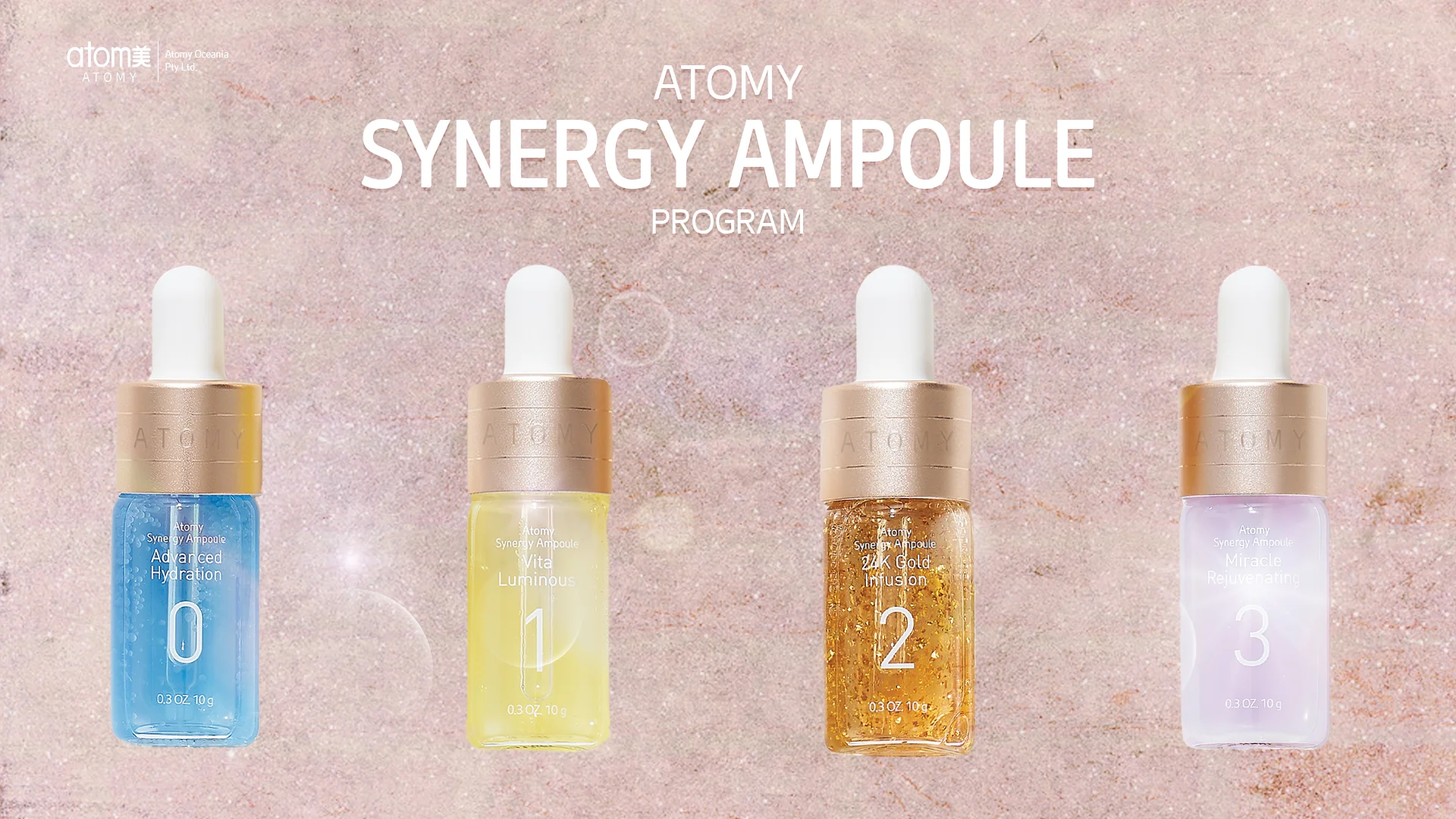 4 Ampolas Synergy Atomy Brasil